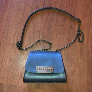 Mini Chain Leather Crossbody Bag